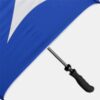 Mizuno Tour Twin Canopy Umbrella Blue/White - Image 3