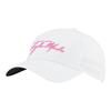 Taylormade Ladies Script Seeker Hat White - Pink - Image 3