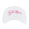 Taylormade Ladies Script Seeker Hat White - Pink