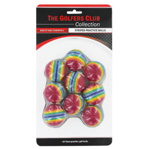 Brand Fusion Golf Collection Striped Practice Balls