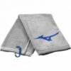Mizuno RB Trifold Golf Towel - Grey/Blue