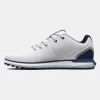 Under Armour HOVR Fade 2 SL Men's Golf Shoes White/Navy - Image 2