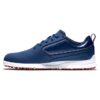 Footjoy Mens SuperLites XP- Navy/Red - Image 2
