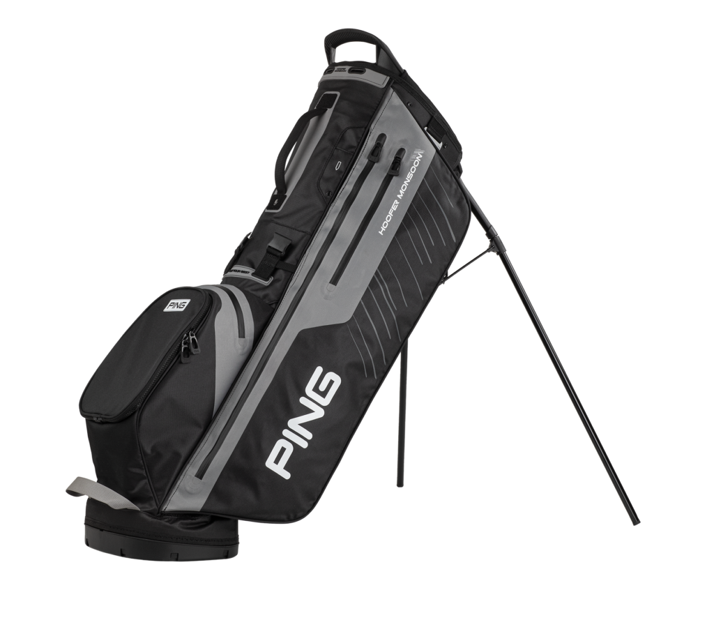 Ping Hoofer Monsoon 231 Waterproof Stand Bag Black/Iron Birr Golf Shop