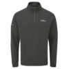 Oscar Jacobson Men's Lockhart Tour Quarter Zip Golf Mid Layer - Graphite