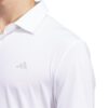 Adidas Gents Ultimate 365 Solid Left Chest Polo White - Image 4
