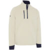 Gents Callaway Midweight Textured 1/4 Zip Fleece - Oatmeal