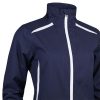 Sunderland Killy Ladies Zip Front Waterproof Jacket Navy White - Image 3