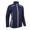 Sunderland Killy Ladies Zip Front Waterproof Jacket Navy White
