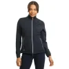 Island Green Golf IGLJKT2312 Ladies Fitted Quilted Jacket Navy