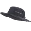 Island Green Golf IGHAT2174 Mens Wide Brimmed Waterproof Hat Black