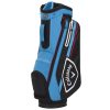 Callaway Chev Dry 14 Cart Bag Black Cyan Red