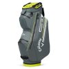 Callaway Chev Dry 14 Cart Bag Charcoal Flo Yellow