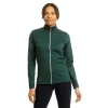 Island Green IGLTL2316 Ladies Lined Full Zip Windstopper Top Teal/Navy