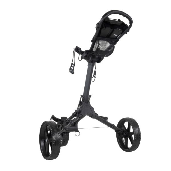 Fastfold Square 3 Wheel Trolley Silver/Black - Image 3