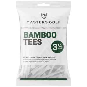 Bamboo Tees - 15 White 3 1/4"