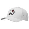 TaylorMade Newport Retro Metal Eyelet Grey Hat