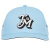 Taylormade Newport Retro Metal Eyelet Blue Hat - Image 3