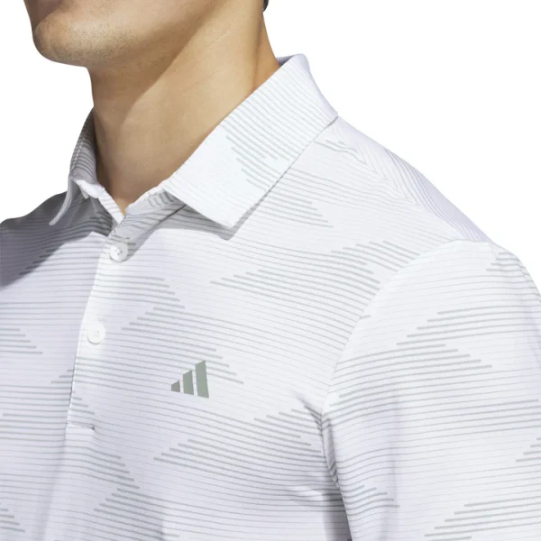 Adidas Polo Shirt JF4898  Ultimate365 Speed Stripe Shirt - Image 3