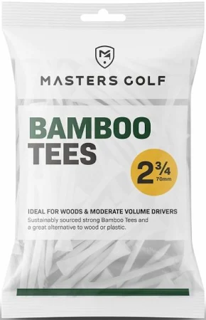 Bamboo Tees - 20 White 2 3/4"