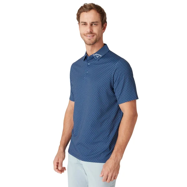 Callaway Mens Polo Shirt 410 Emea Ss Trademark Ch Peacoat