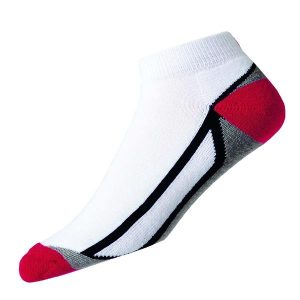 FootJoy Gents White/Red ProDry Sport Socks