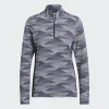 Adidas Ladies IM7886 Ultimate365 - Print Quarter Zip - Image 2