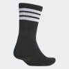 Adidas Half Crew Socks - 3 Stripes Black 1 Pair - Image 2