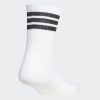Adidas Half Crew White - 3 Stripes Socks 1 Pair - Image 2