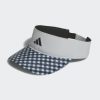 Adidas Tour Gingham Visor - Wonder Silver/Collegiate Navy Code JJ0395