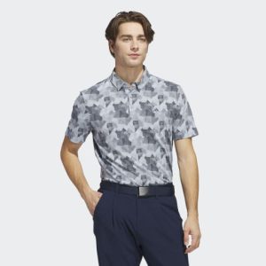 Adidas Polo Shirt JP0471 - Go-To Print Polo WonBlu/Conway