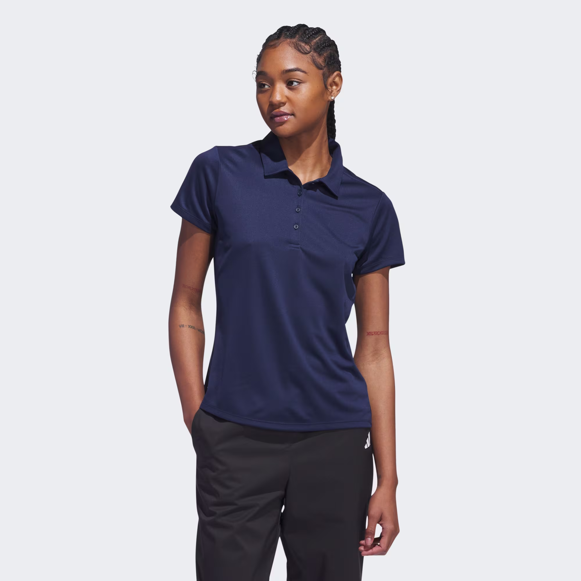Ladies Solid Performance Navy - Polo Shirt Code IP2151