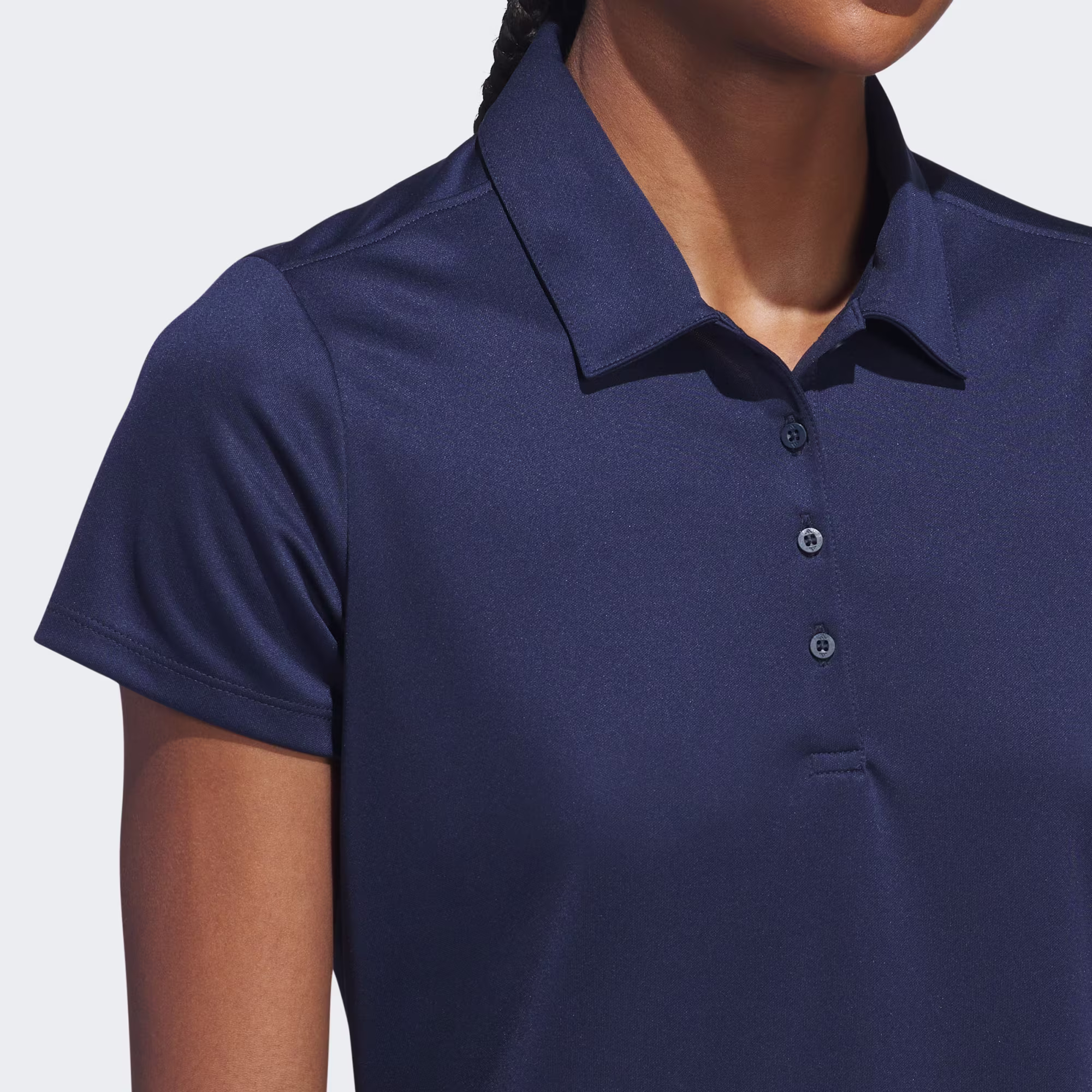 Ladies Solid Performance Polo Navy - Image 6