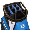 Cobra Signature Cart Bag White - Vivid Blue - Image 2