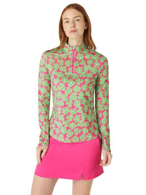 Callaway Floral Sun protection Top - Ladies Code: CGKSF200