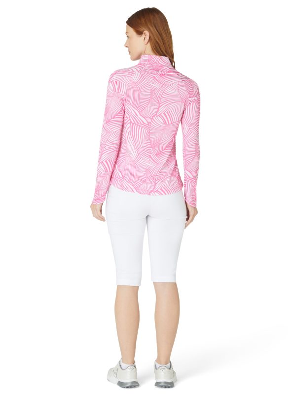Stencil Floral Sun Protection Top - Image 7