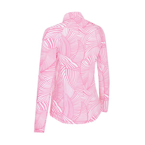 Stencil Floral Sun Protection Top - Image 4