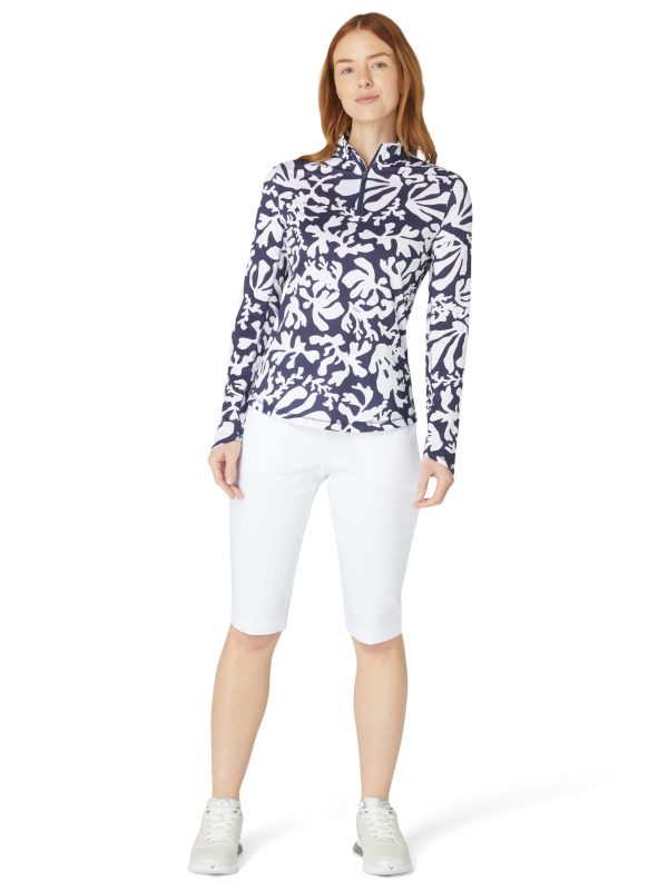 Abstract Floral Sun Protection Top - Image 5