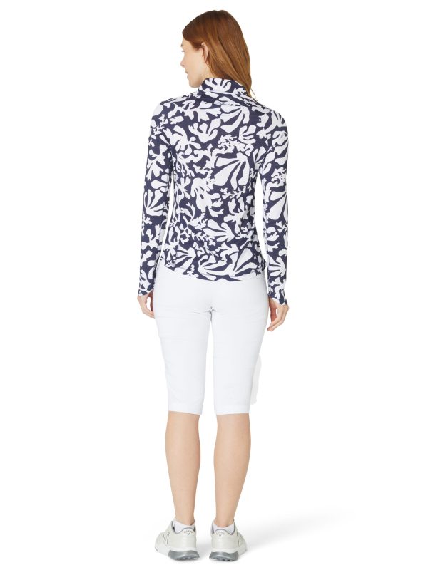 Abstract Floral Sun Protection Top - Image 6