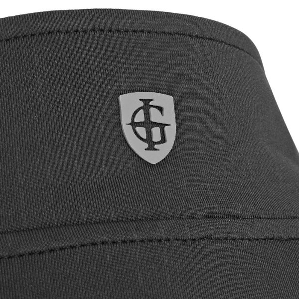 Island Green Quilted Padded Jacket - Charcoal - Image 2