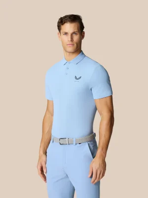 Castore Club Essential Polo - Sky Blue GMC30689-043