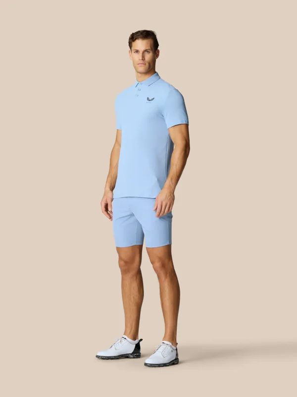 Castore Club Essential Polo - Sky Blue - Image 3
