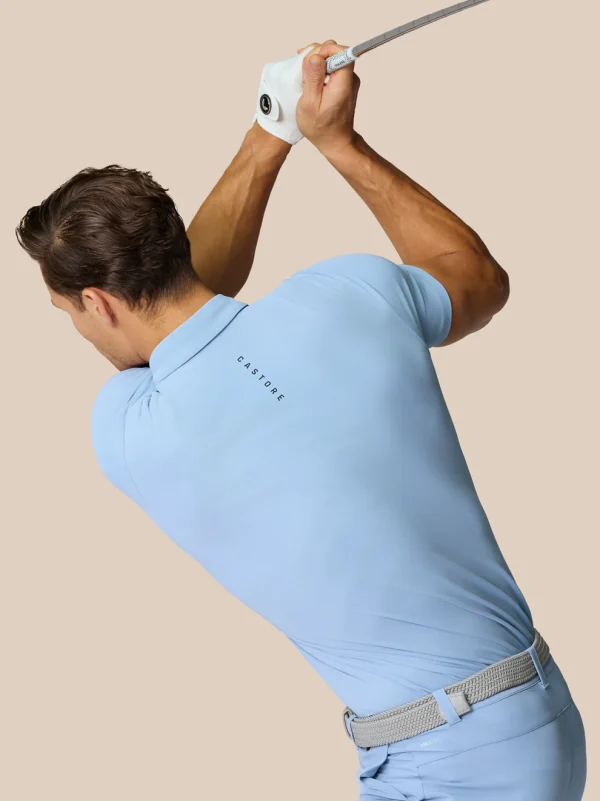 Castore Club Essential Polo - Sky Blue - Image 6