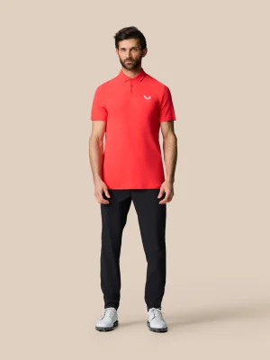 Castore Club Essential Polo - Poppy GMC30689-071