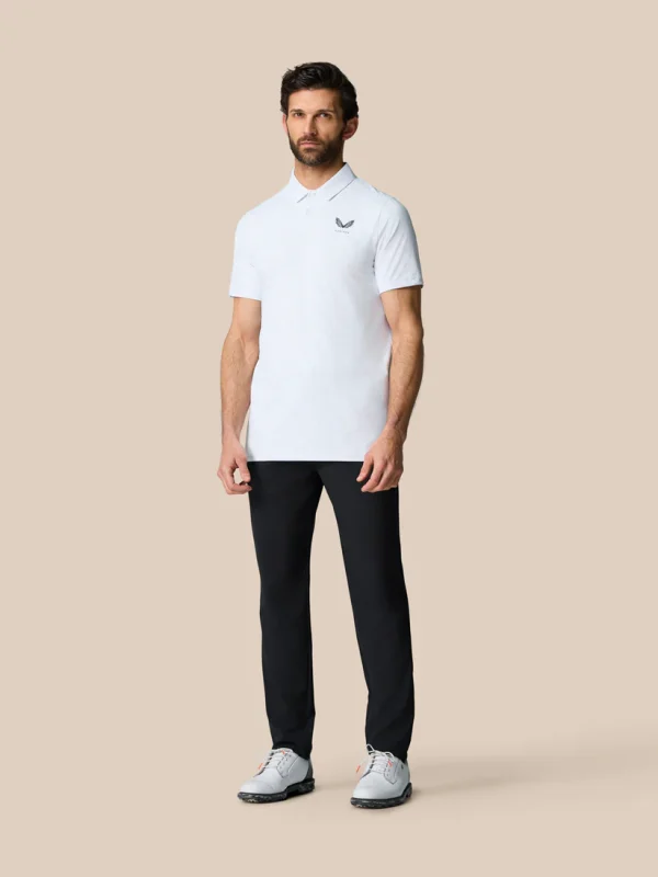 Castore Club Golfball Print Polo - White - Image 2