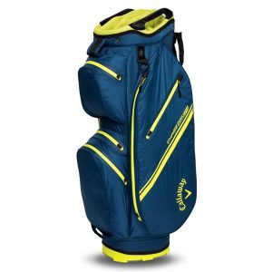 Callaway Chase 14 Dry Cart Bag Navy/Fluo Yellow
