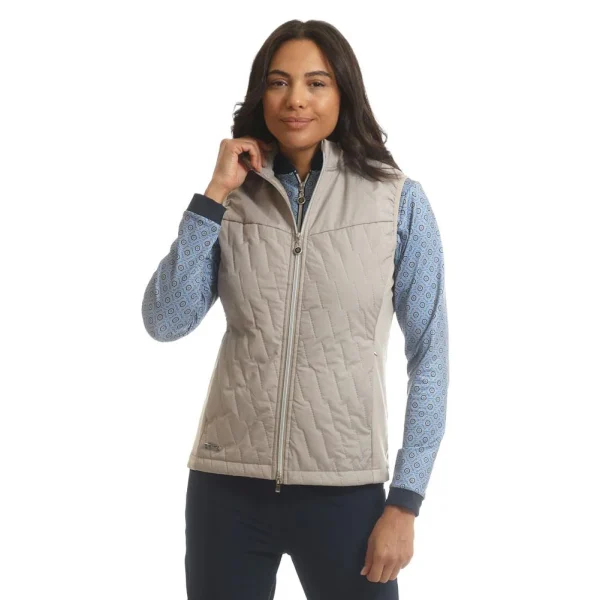 Island Green IGLVST2380 Ladies Padded Vest
