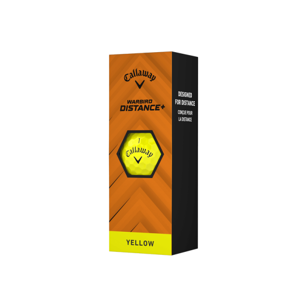 Warbird Distance+ Yellow Golf Balls - Image 4