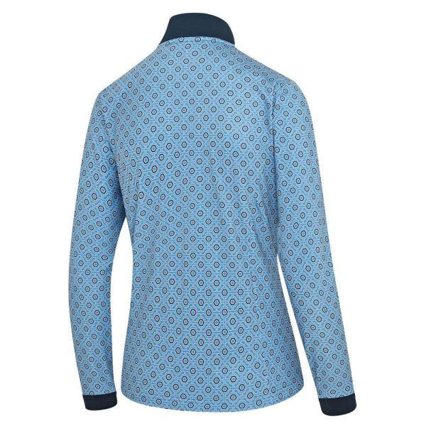 Island Green IGLTL2381 Hexagon Tile Print Top Layer - Image 4