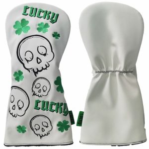 Legend Lucky Skull Driver Headcover - White